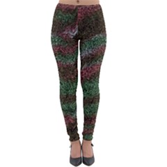 Pattern Structure Background Lines Lightweight Velour Leggings