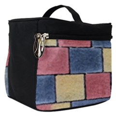 Model Mosaic Wallpaper Texture Make Up Travel Bag (small)