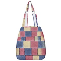 Model Mosaic Wallpaper Texture Center Zip Backpack