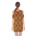 Geometry Shape Retro Trendy Symbol Shoulder Cutout One Piece Dress View2