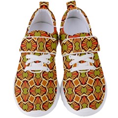 Geometry Shape Retro Trendy Symbol Women s Velcro Strap Shoes