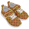 Geometry Shape Retro Trendy Symbol Kids  Velcro Strap Shoes View3