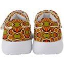 Geometry Shape Retro Trendy Symbol Kids  Velcro Strap Shoes View4