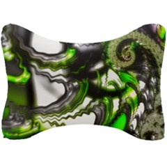 Fractal Green Trumpet Trump Seat Head Rest Cushion