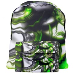 Fractal Green Trumpet Trump Giant Full Print Backpack