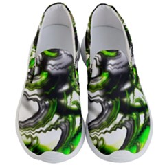 Fractal Green Trumpet Trump Men s Lightweight Slip Ons