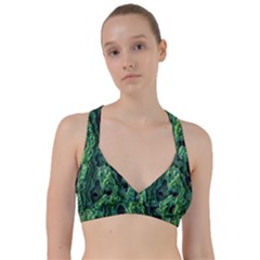 Green Pattern Background Abstract Sweetheart Sports Bra by Pakrebo