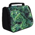 Green Pattern Background Abstract Full Print Travel Pouch (Small) View2