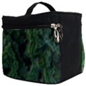 Green Pattern Background Abstract Make Up Travel Bag (Big) View2