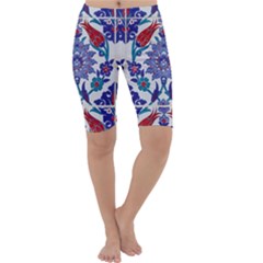 Art Artistic Ceramic Colorful Cropped Leggings  by Pakrebo