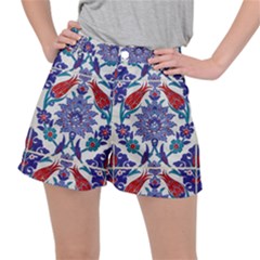 Art Artistic Ceramic Colorful Stretch Ripstop Shorts