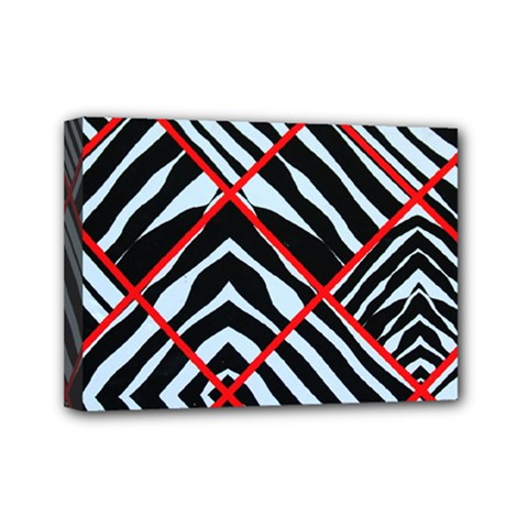 Model Abstract Texture Geometric Mini Canvas 7  x 5  (Stretched)