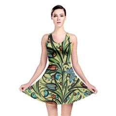 Mosaic Tile Art Ceramic Colorful Reversible Skater Dress by Pakrebo