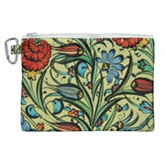 Mosaic Tile Art Ceramic Colorful Canvas Cosmetic Bag (xl)