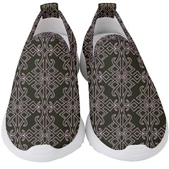 Line Geometry Pattern Geometric Kids  Slip On Sneakers