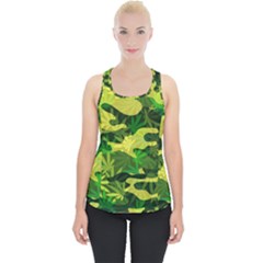 Marijuana Camouflage Cannabis Drug Piece Up Tank Top by Pakrebo