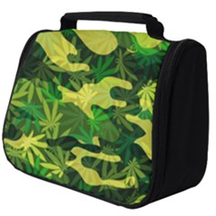 Marijuana Camouflage Cannabis Drug Full Print Travel Pouch (big) by Pakrebo