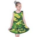 Marijuana Camouflage Cannabis Drug Kids  Summer Dress View1