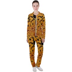 Fractal Pattern Spiral Casual Jacket And Pants Set