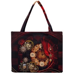 Steampunk, Wonderful Clockswork Mini Tote Bag by FantasyWorld7