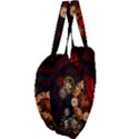 Steampunk, Wonderful Clockswork Giant Heart Shaped Tote View4