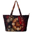 Steampunk, Wonderful Clockswork Full Print Shoulder Bag View1