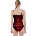 Wonderful Heart With Roses Cut Out Top Tankini Set View2