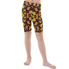 Ml 5-4 Kids  Mid Length Swim Shorts by ArtworkByPatrick