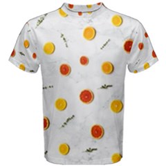 Citrus Thyme Men s Cotton Tee by WensdaiAmbrose