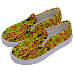 Ml 5-5 Kids  Canvas Slip Ons by ArtworkByPatrick