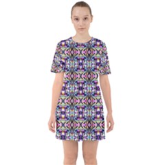 Ml 5-7 Sixties Short Sleeve Mini Dress