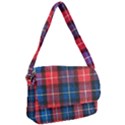 Blue & Red Plaid Courier Bag View1