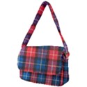 Blue & Red Plaid Courier Bag View2