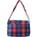 Blue & Red Plaid Courier Bag View3