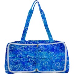 Valentine Heart Love Blue Multi Function Bag