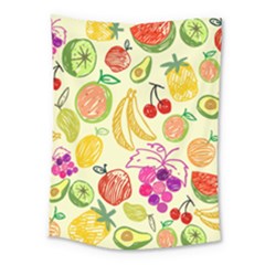 Seamless Pattern Fruit Medium Tapestry by Mariart