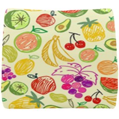 Seamless Pattern Fruit Seat Cushion