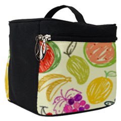 Seamless Pattern Fruit Make Up Travel Bag (small) by Mariart