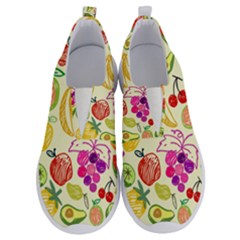 Seamless Pattern Fruit No Lace Lightweight Shoes by Mariart