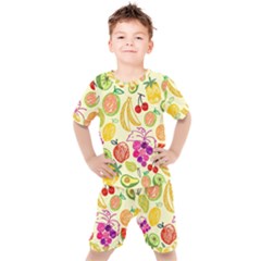 Seamless Pattern Fruit Kid s Set by Mariart