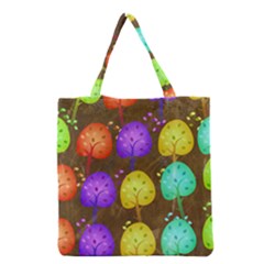 Textured Grunge Background Pattern Grocery Tote Bag by Mariart