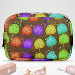 Textured Grunge Background Pattern Make Up Pouch (small) by Mariart