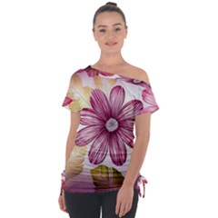 Star Flower Tie-up Tee