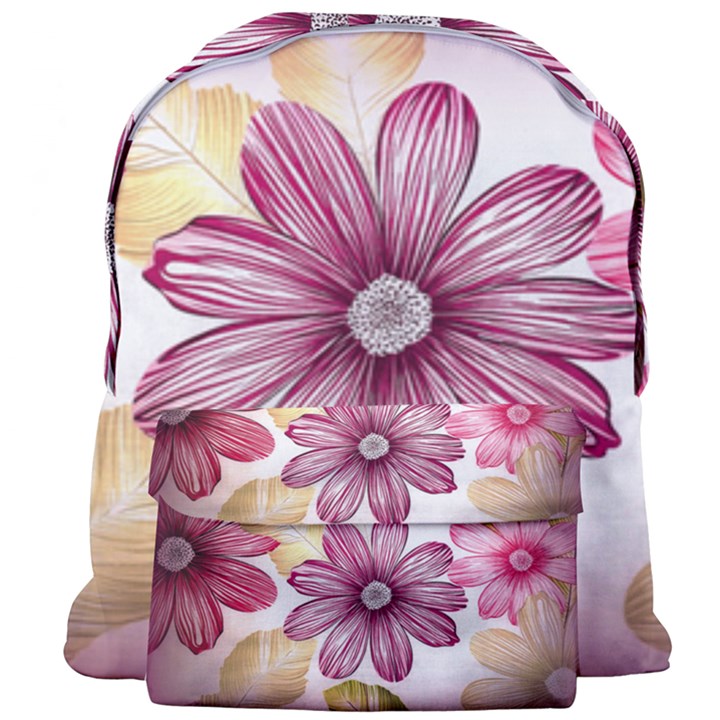 Star Flower Giant Full Print Backpack