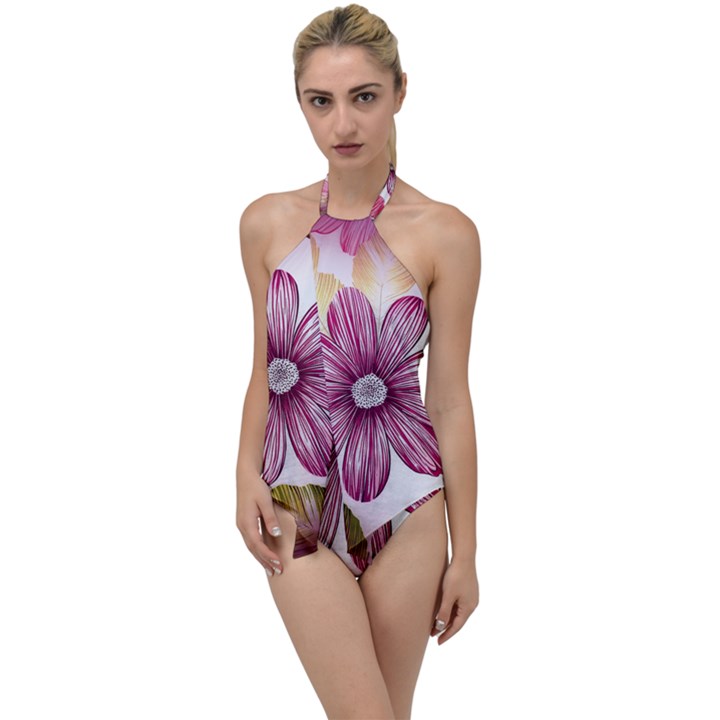 Star Flower Go with the Flow One Piece Swimsuit