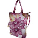 Star Flower Shoulder Tote Bag View1