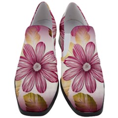 Star Flower Slip On Heel Loafers by Mariart