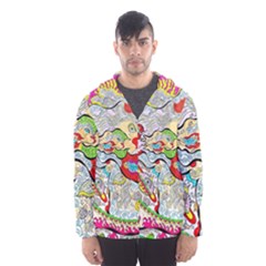 Supersonic Pyramid Protector Angels Hooded Windbreaker (men) by chellerayartisans