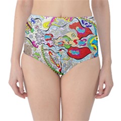 Supersonic Pyramid Protector Angels Classic High-waist Bikini Bottoms by chellerayartisans