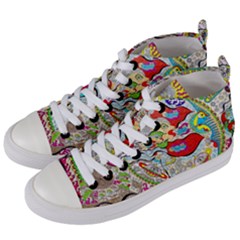 Supersonic Pyramid Protector Angels Women s Mid-top Canvas Sneakers